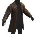 Leather Coat (Brown)