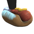 The Hotdog Slippers