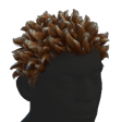 Spiky Hair Frosted Tips