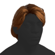 Side Parting Tied Hair