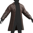 Leather Coat (Brown)
