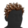 Spiky Hair Frosted Tips