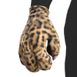 Leopard Paw Gloves
