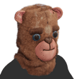 Valentines Bear Head 2025