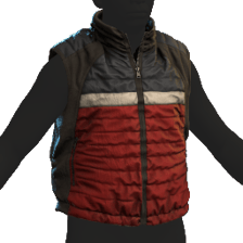 Puffer Gilet Red