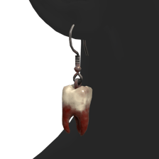 Bloody Tooth Earrings