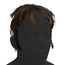 Short Parted Hair