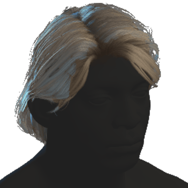 Side Parting Tied Hair