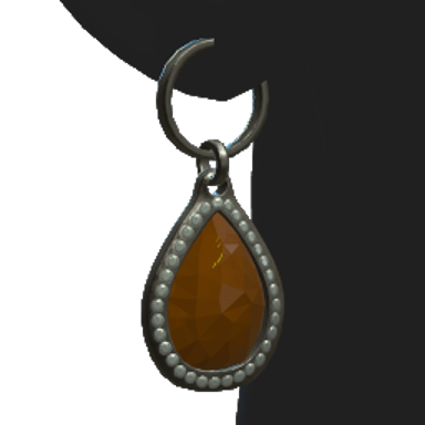 Tear Drop Earrings (Citrine)