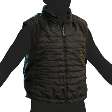 Puffer Gilet Black