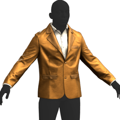 Suit Jacket Gold