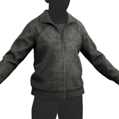 Zipper Jacket Camo
