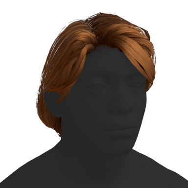 Side Parting Tied Hair