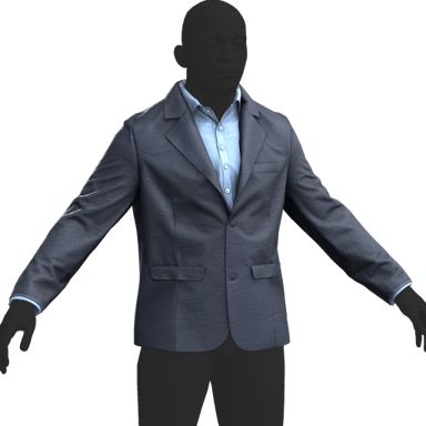 Suit Jacket Blue