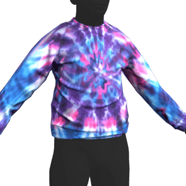Tie-Dye Jumper (Purple)