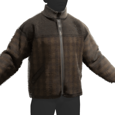Fleece Jacket Brown