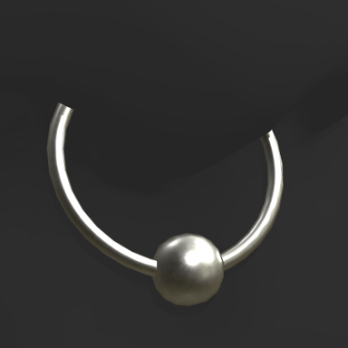 Captive Clicker Ring Silver