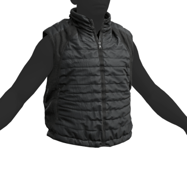 Puffer Gilet Black