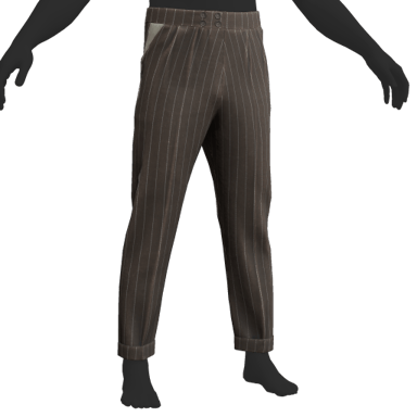 Mob Boss Pinstripe Trousers