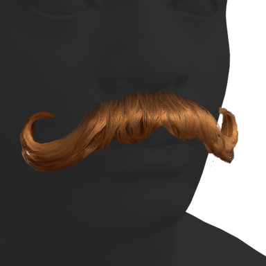 Curly Moustache