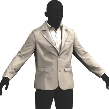 Suit Jacket White