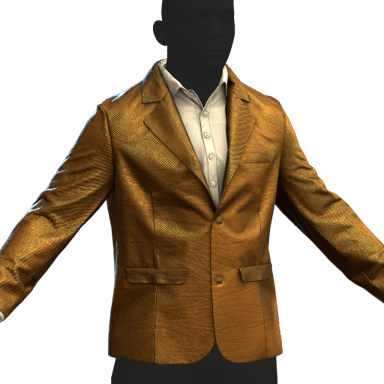 Suit Jacket Gold