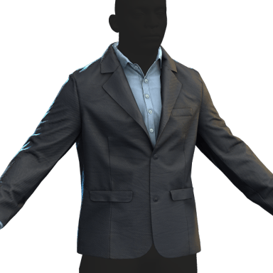 Suit Jacket Blue
